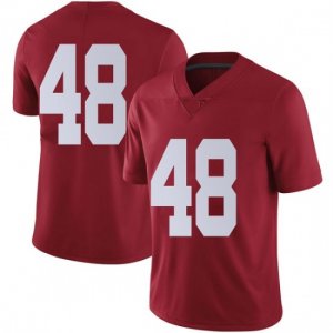 NCAA Men's Alabama Crimson Tide #48 Phidarian Mathis Stitched College Nike Authentic No Name Crimson Football Jersey QP17P68SP